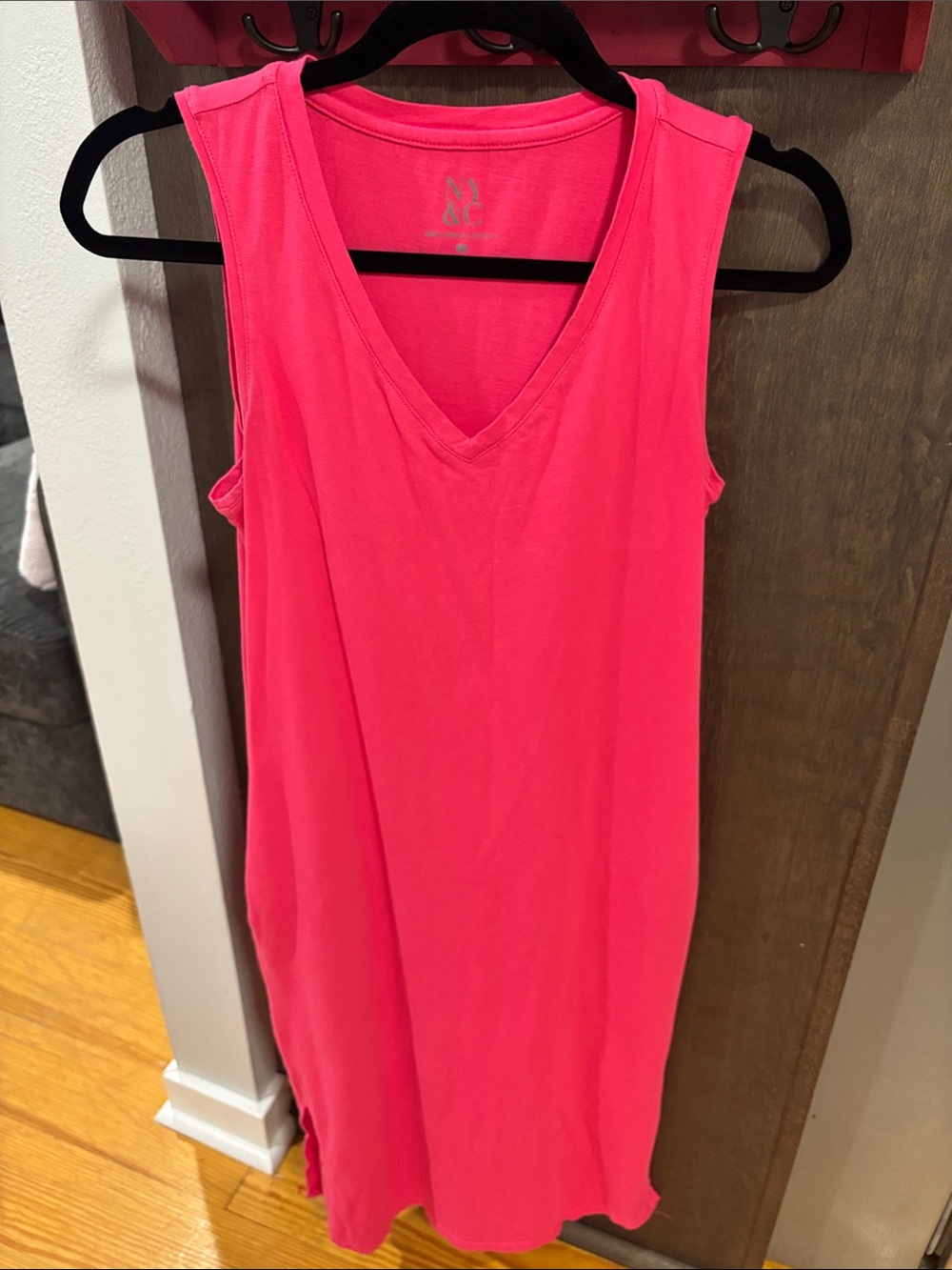 Midi V-Neck Sleeveless Dress